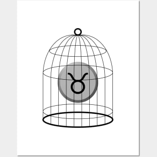 Taurus Stellazzio In a Cage Posters and Art